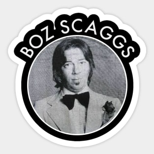 Young Boz Scaggs FanArt Tribute Sticker